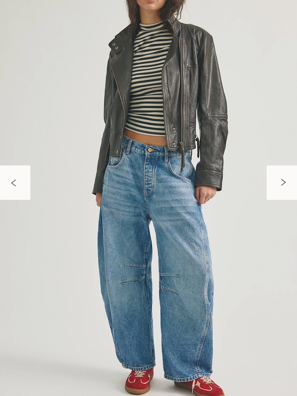 EUC Free People We The Free Good Luck Mid-Rise Barrel Jeans Size 28